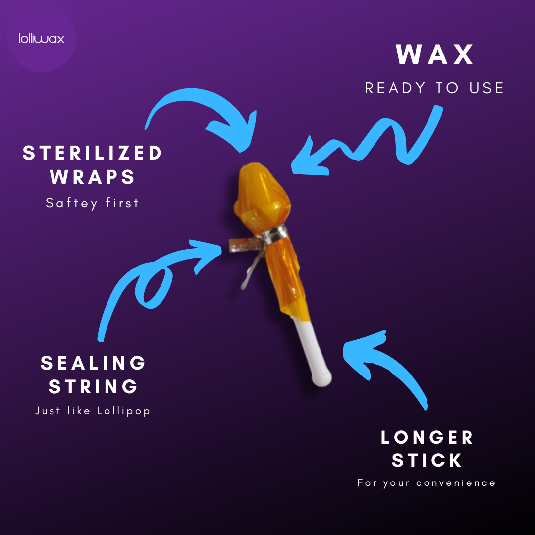 sterile wax sticks with wraps