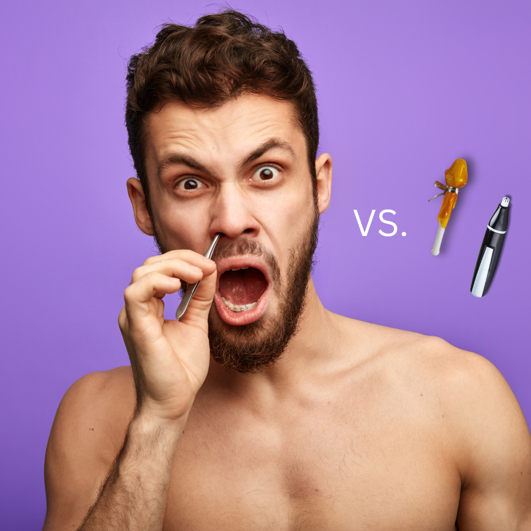 wax for hair removal is better than twizzer or trimmer